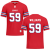 Southern Methodist University Red Football Jersey - #59 PJ Williams