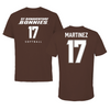 St. Bonaventure University Softball Brown Tee - #17 Bryana Martinez