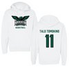 Northeastern State University Basketball White Hoodie - #11 Tess Talo Tomokino