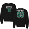 Northeastern State University Football Black Jersey Crewneck - #93 Braylon Hardrick