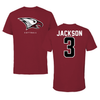 North Carolina Central University Softball Cardinal Tee - #3 Samaria Jackson