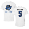 Grand Valley State University Lacrosse White Tee - #5 Kylie Waeghe