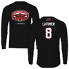 Jacksonville State University Football Black Gamecocks Long Sleeve - #8 Geimere Latimer