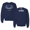 Florida Atlantic University Cheer Navy FAU Crewneck - Trista Haynes