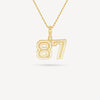 Gold Presidents Pendant and Chain - #87 Kyle Gaster