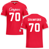 University of Houston Red Football Jersey - #70 Larry Crawford