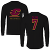 Central Michigan University Volleyball Black Performance Long Sleeve - #7 Gabrielle Olin