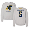 East Tennessee State University Basketball Gray Crewneck - #5 Allen Strothers