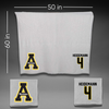 Appalachian State University Volleyball Gray Blanket - #4 Addi Heidemann