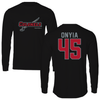 Nicholls State University Football Black Colonels Performance Long Sleeve - #45 Noah Onyia