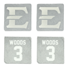 East Tennessee State University Football Stone Coaster (4 Pack)  - #3 Jaden Woods