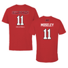 Jacksonville State University Volleyball Red Jersey Performance Tee - #11 Kaylee Moseley