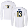East Tennessee State University Football White Long Sleeve - #13 Jon Hunt