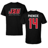 Jacksonville State University Beach Volleyball Black Block Performance Tee - #14 Parker Phenicie