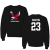 Eastern Washington University Basketball Black Mascot Crewneck - #23 Jaydia Martin