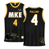 University of Wisconsin-Milwaukee Black Basketball Jersey - #4 Kentrell Pullian