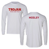 University of Southern California TF and XC White Performance Long Sleeve - Summer Mosley