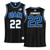 University of Alabama in Huntsville Black Basketball Jersey - #22 Jesse Jennings