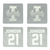 University of Idaho Basketball Stone Coaster (4 Pack)  - #21 Kennedy Johnson