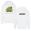 George Mason University Swimming & Diving White Mason Hoodie - Gracie Sweeney