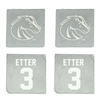 Boise State University Volleyball Stone Coaster (4 Pack)  - #3 Lilli Etter