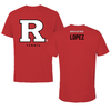 Rutgers University Tennis Red Performance Tee - Jackeline Lopez