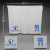 Eastern Illinois University Football Gray Blanket - #71 Sebastian Pares