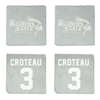 Illinois State University Soccer Stone Coaster (4 Pack)  - #3 Kendall Croteau