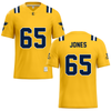 East Tennessee State University Gold Football Jersey - #65 Miada Jones