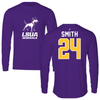 Louisiana State University-Alexandria Basketball Purple Long Sleeve - #24 Blair Smith