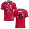 Stony Brook University Red Football Jersey - #42 Anthony Ferrelli