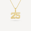 Gold Presidents Pendant and Chain - #25 Natalie Bala