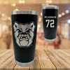 Butler University Football Black Stainless Steel Tumbler - #72 Michael McLaughlin