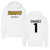 University of Idaho Football White Idaho Hoodie - #1 Ricardo Chavez