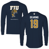 Florida International University Baseball Navy Mascot Long Sleeve - #19 Austin Dearing