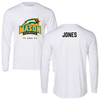 George Mason University TF and XC White Performance Long Sleeve - Micah Jones