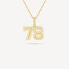 Gold Presidents Pendant and Chain - #78 Brock Robey