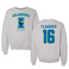 Texas A&M University-Corpus Christi Baseball Gray Crewneck - #16 Joshua Flaugher