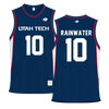 Utah Tech University Navy Basketball Jersey - #10 Tennessee Rainwater