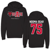 Arkansas State University Football Black Hoodie - #75 Ej Ndoma Ogar