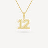 Gold Presidents Pendant and Chain - #12 Danny Armstead