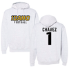 University of Idaho Football Gray Hoodie - #1 Ricardo Chavez