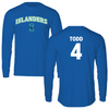 Texas A&M University-Corpus Christi Softball Blue Block Performance Long Sleeve - #4 Riley Todd