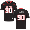 Saint Francis University (Pennsylvania) Black Football Jersey - #90 Amondi James