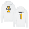 University of Idaho Football White Hoodie - #1 Ricardo Chavez