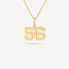 Gold Presidents Pendant and Chain - #56 Andrew Ward