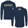 University of Akron Swimming & Diving Navy Long Sleeve - Claire Cox