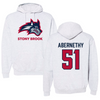 Stony Brook University Lacrosse Gray Hoodie - #51 MaryKate Abernethy