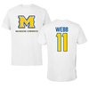 McNeese State University Volleyball White Performance Tee - #11 Kimaya Webb