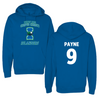 Texas A&M University-Corpus Christi Volleyball Blue Hoodie - #9 Kyndal Payne